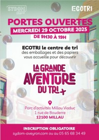 JOURNÉE PORTES OUVERTES AU CENTRE DE TRI DE MILLAU